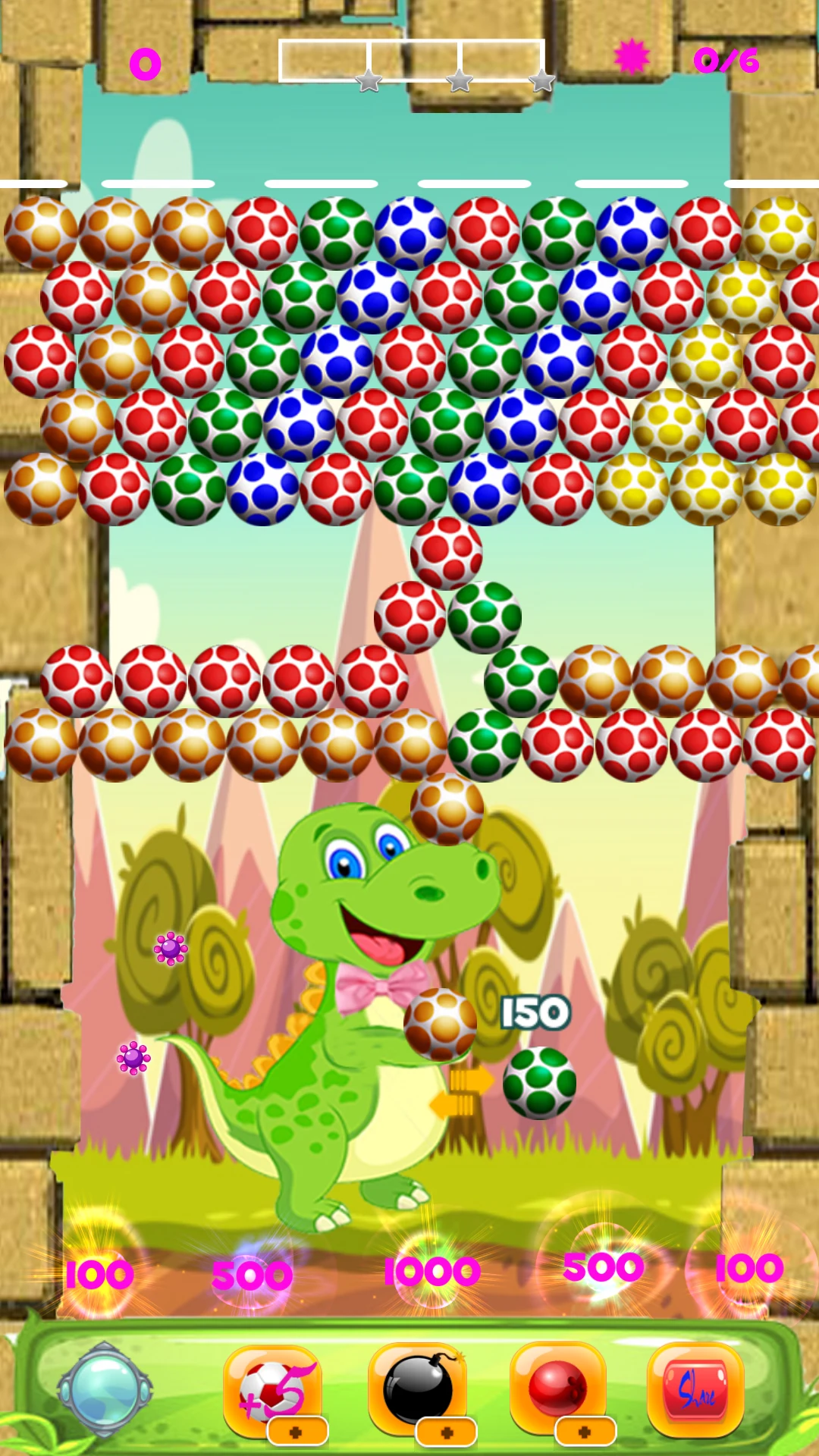 dinosaur eggs shooter screenshot