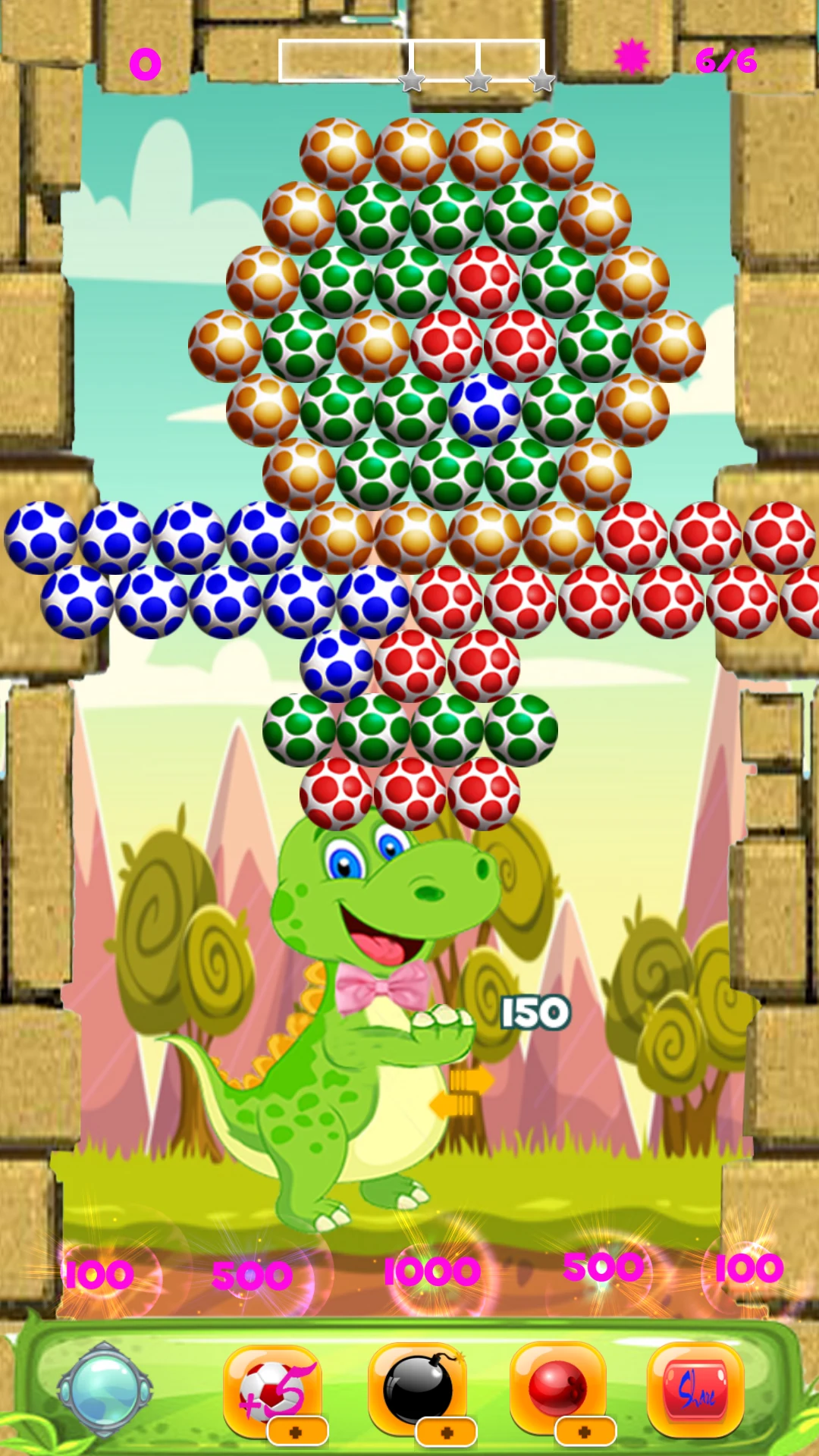 dinosaur eggs shooter screenshot