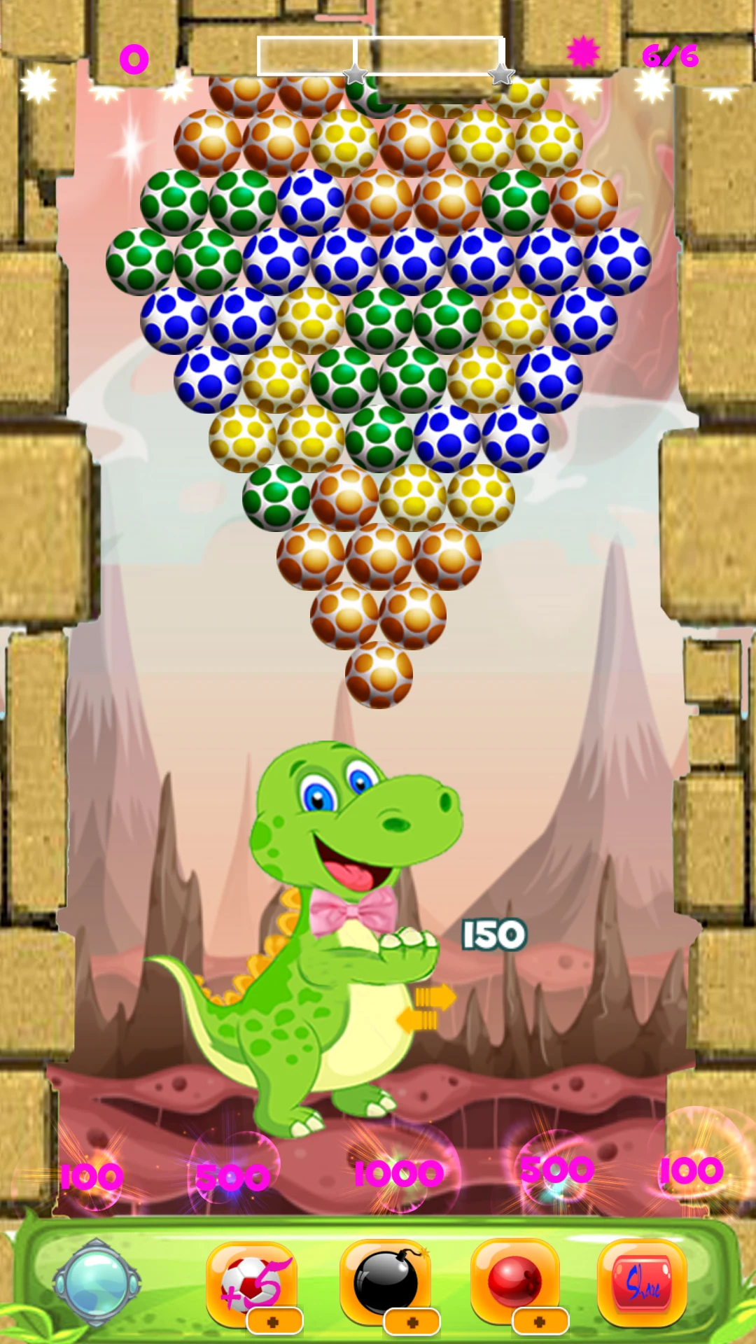 dinosaur eggs shooter screenshot