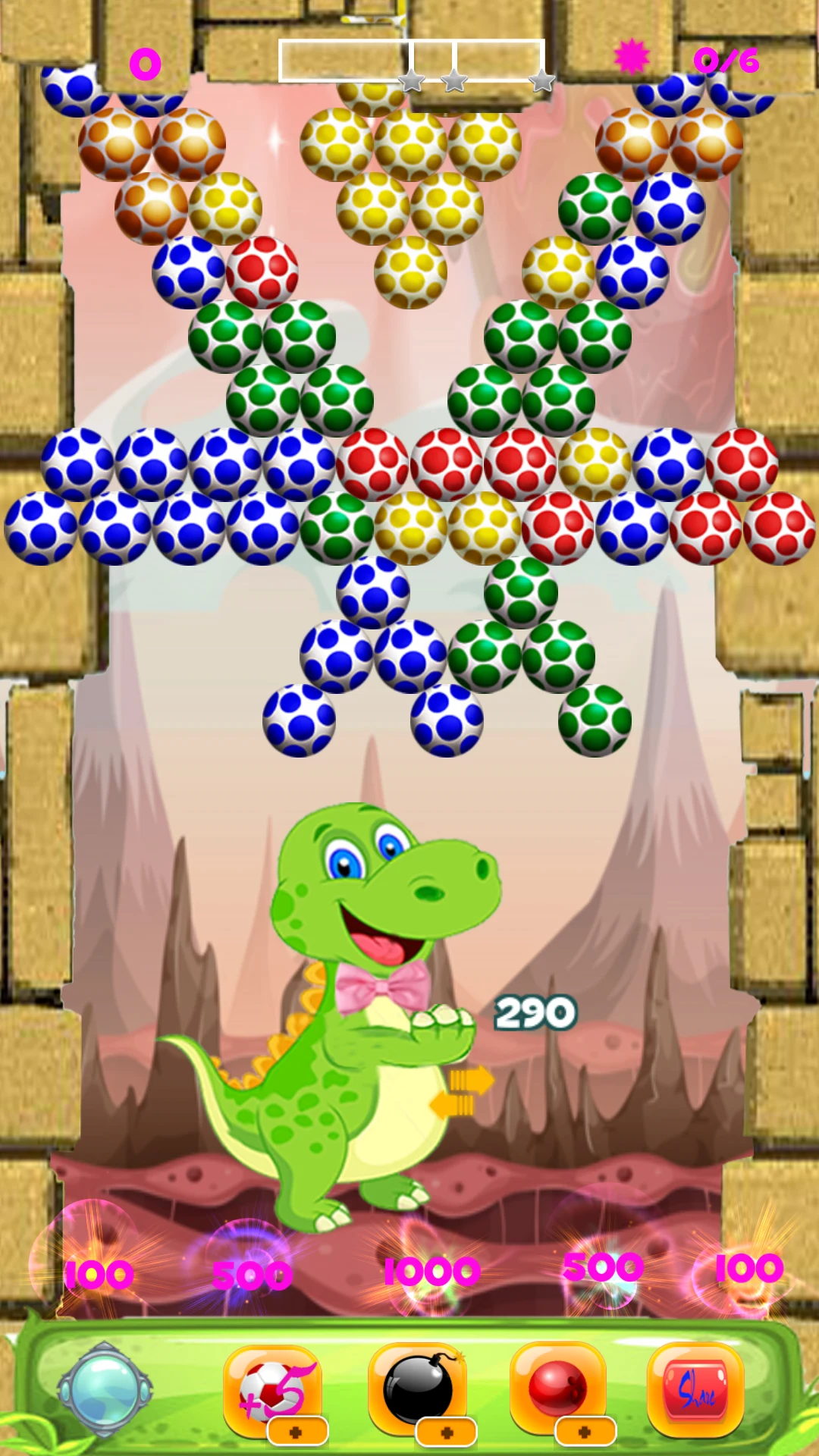 dinosaur eggs shooter screenshot
