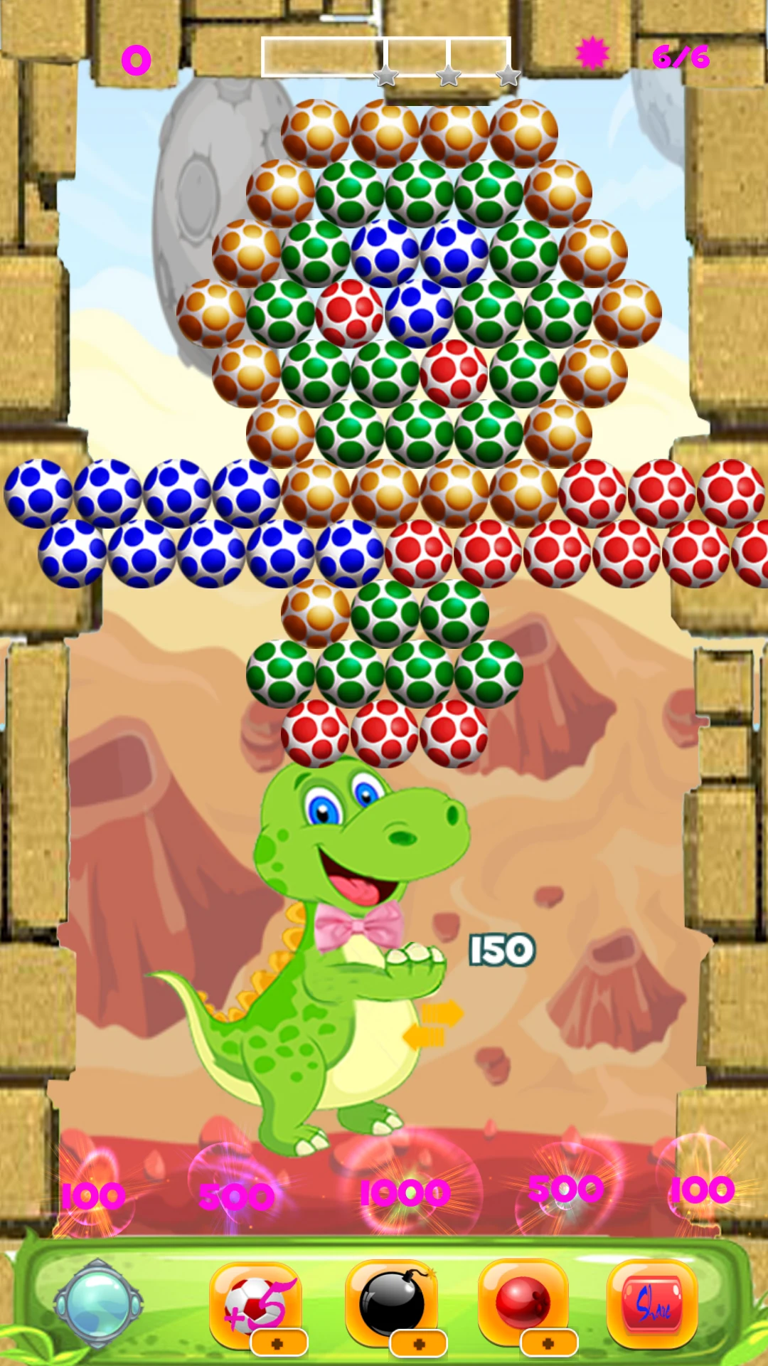 dinosaur eggs shooter screenshot